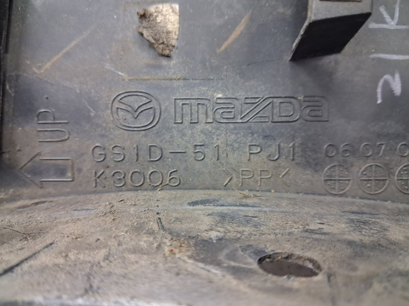 Накладка крыла Mazda 6 GH 2.5 БЕНЗИН L5-VE 2007 задн. прав. (б/у) Київ - зображення 4