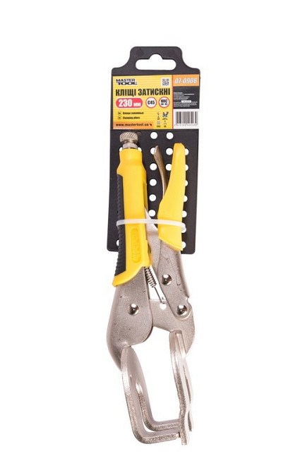 Клещи зажимные MASTERTOOL U-type 230 мм 07-0908 Харків - зображення 2