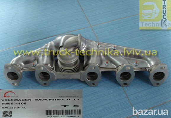 Коллектор выпускной Volkswagen T5, Touareg 2.5 (AXD,AXE), Vag 070253017A, 070253017, 070253031F Львов - изображение 1