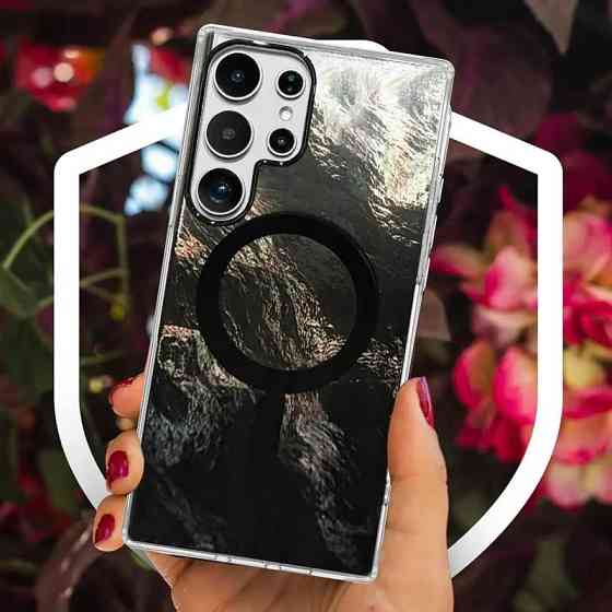 Чехол TPU Shiny Mountain Magnetic Fit для Samsung Galaxy S24 Ultra Херсон