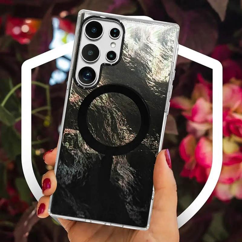 Чехол TPU Shiny Mountain Magnetic Fit для Samsung Galaxy S24 Ultra Херсон - изображение 5