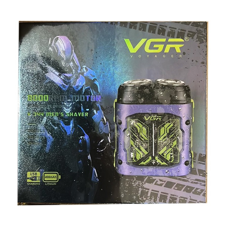 Электробритва VGR V-344 PURPLE фиолетовая Київ - зображення 3