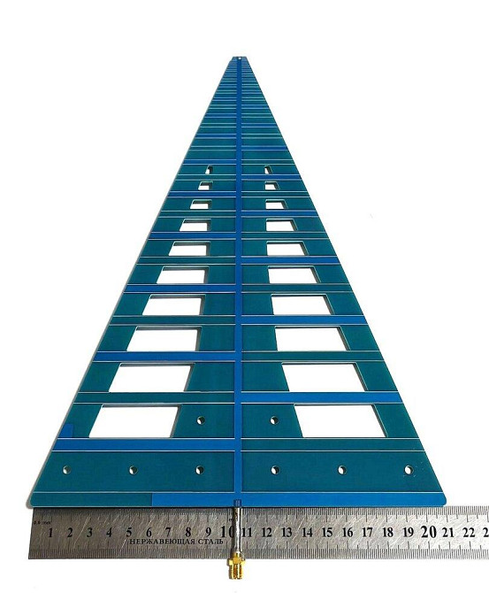 UWB антенна 620MHz-6500MHz 6-9dBi EMC, EMI логопериодическая, SMA-female (10966) Дніпро - зображення 12