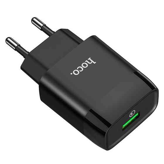СЗУ Hoco C72Q Glorious QC3.0 18W (1USB-A) + кабель USB to Type-C Херсон