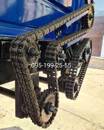 Ланцюг привідний 2ПР-25.4; Зірочка натяжна ПРТ 10.02.800; Зірочка обвідна ПРТ 10.02.670 Днепр