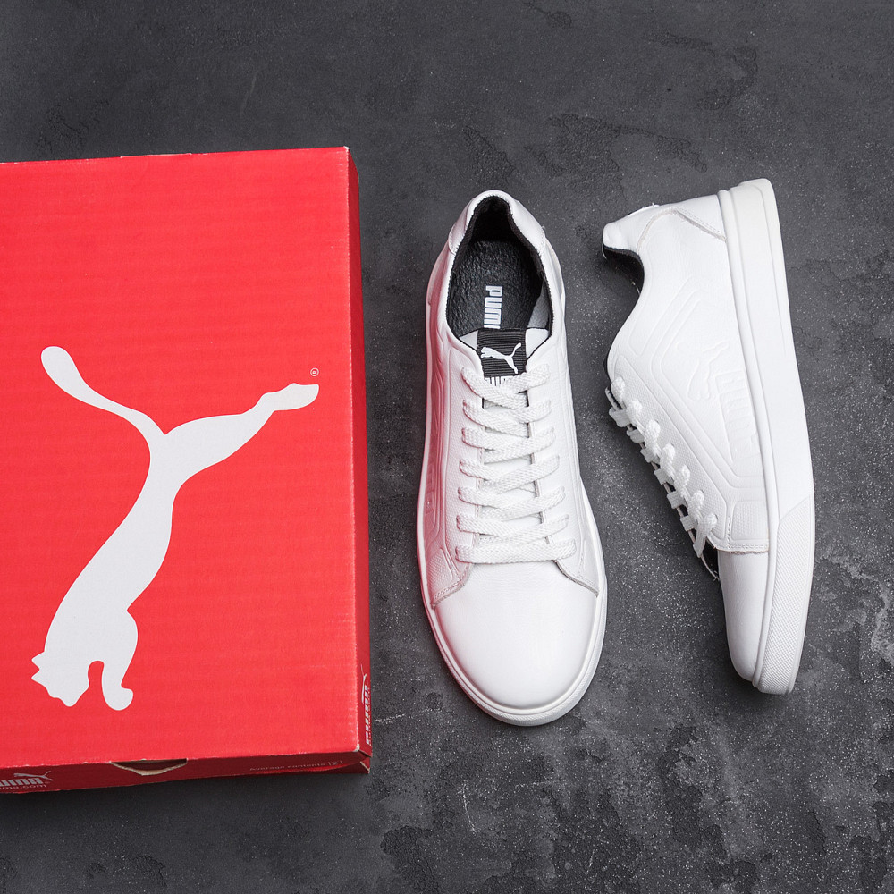 Мужские кожаные кроссовки  Pm Smash White Киев - изображение 6