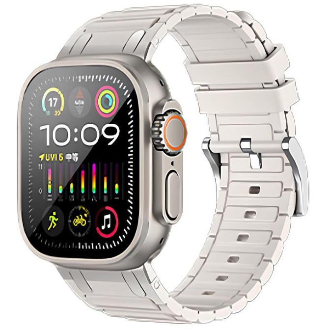 Ремешок Hoco WA35 Emir series thickened silicone strap для Apple watch 38/40/41mm Херсон - зображення 1