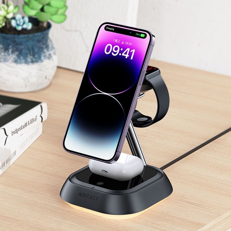 БЗУ Acefast E16 desktop 3-in-1 Херсон - изображение 8