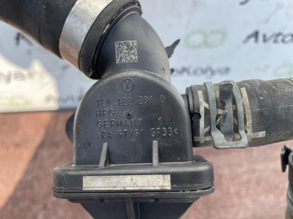 Патрубок охлаждения Skoda Octavia 2013-2019 (7E0122291D) Ковель - изображение 3