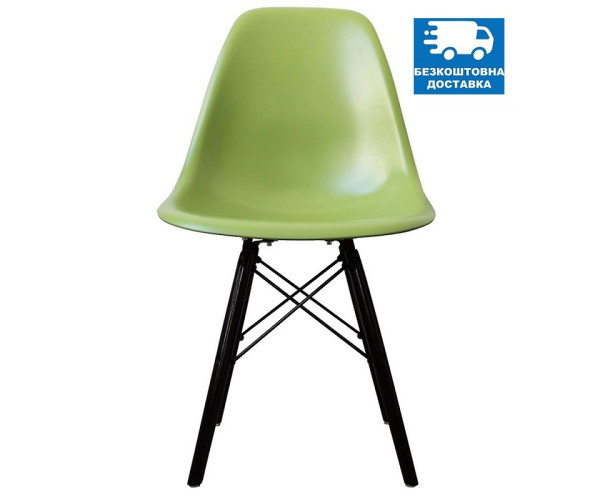 Стілець Тауер Вуд пластиковий зелений колір Дніпро - зображення 1