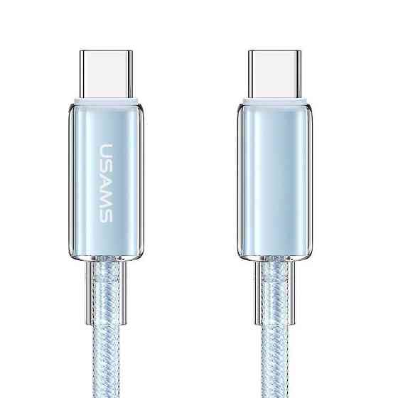 Уценка Дата кабель USAMS US-SJ660 Type-C to Type-C PD100W Cloud Series (1.2m) Херсон
