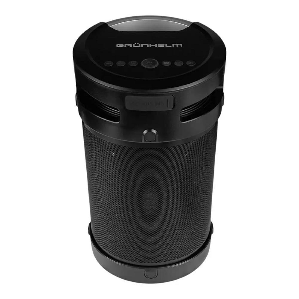 Портативная колонка Grunhelm GW-481M-BL 74 Вт черная Київ - зображення 1
