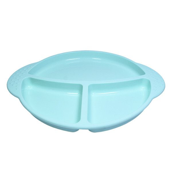 Тарілка дитяча на 3 секції Fissman FS-9591 25 см блакитна Киев - изображение 1