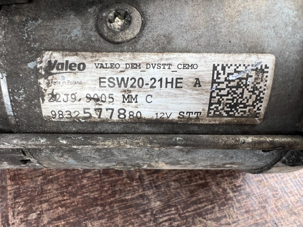 Стартер старт/стоп Opel Combo E 1.5 cdti 2018-2025 (9832577880) Ковель - зображення 4