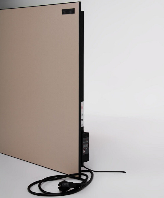 Керамический обогреватель с усиленной конвекцией с терморегулятором Kamin Eco Heat 550Т 550 Вт бежев Київ - зображення 2