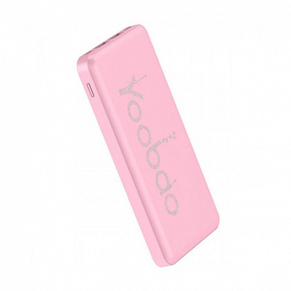 Внешний аккумулятор 12000 мА Power Bank Yoobao PL12-Pink Київ - зображення 1