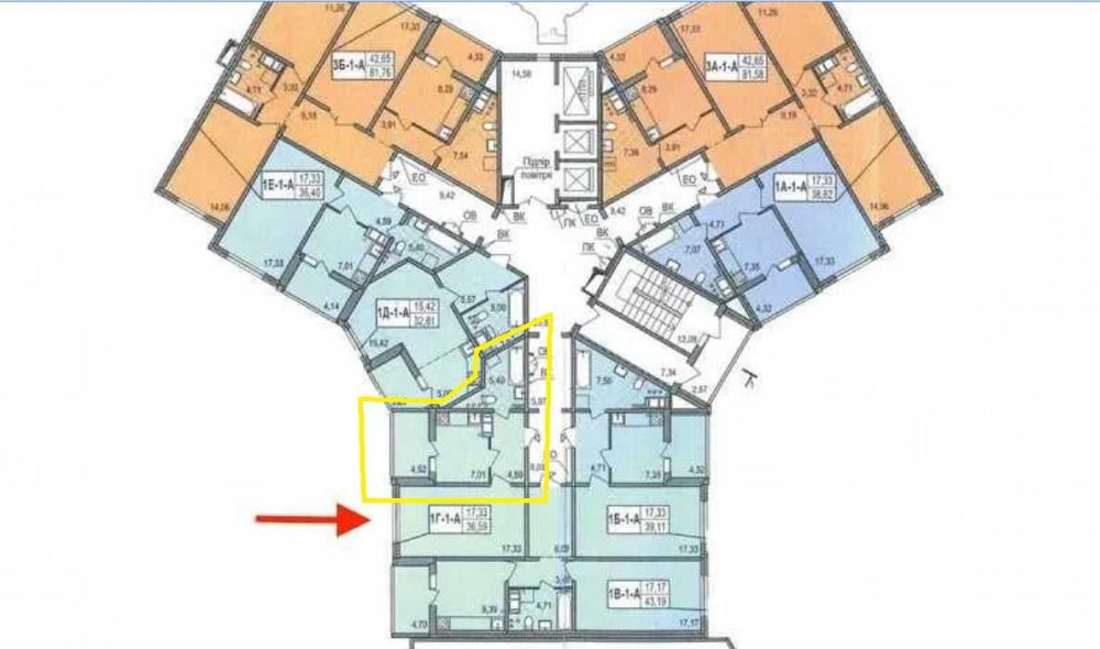 продажа 1-к квартира Киев, Деснянский, 36500 $ Київ - зображення 12