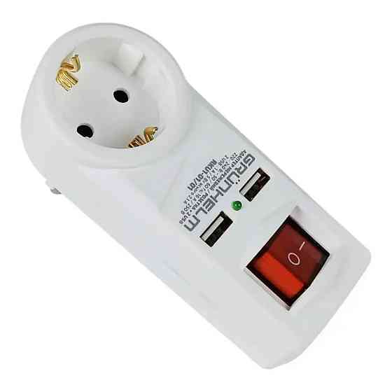 Сетевой адаптер Grunhelm RKU1-01/01 белый Київ