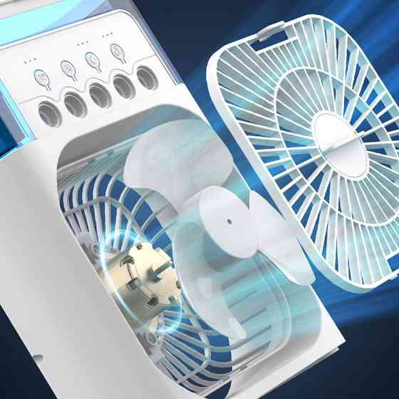 Уценка Настольный вентилятор Spray Fan-B 2in1 с регулировкой угла наклона и водяным охлаждением Херсон