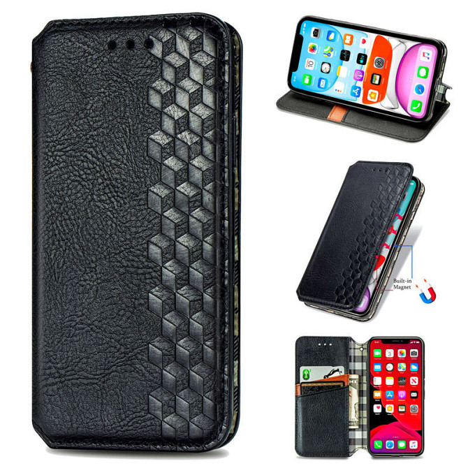 Кожаный чехол-книжка GETMAN Cubic (PU) для Xiaomi Redmi 10A Херсон - зображення 3