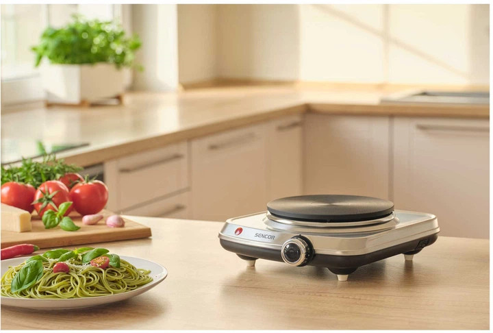Электроплита Sencor SCP1506SS 1500 Вт серебристая Киев - изображение 7
