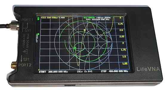 Антенна Yagi 370-450 МГц 11 дБ, до 25 Вт, кабель RG 58U 3 м с SMA-male разъемом. Смотрите графики КС Днепр
