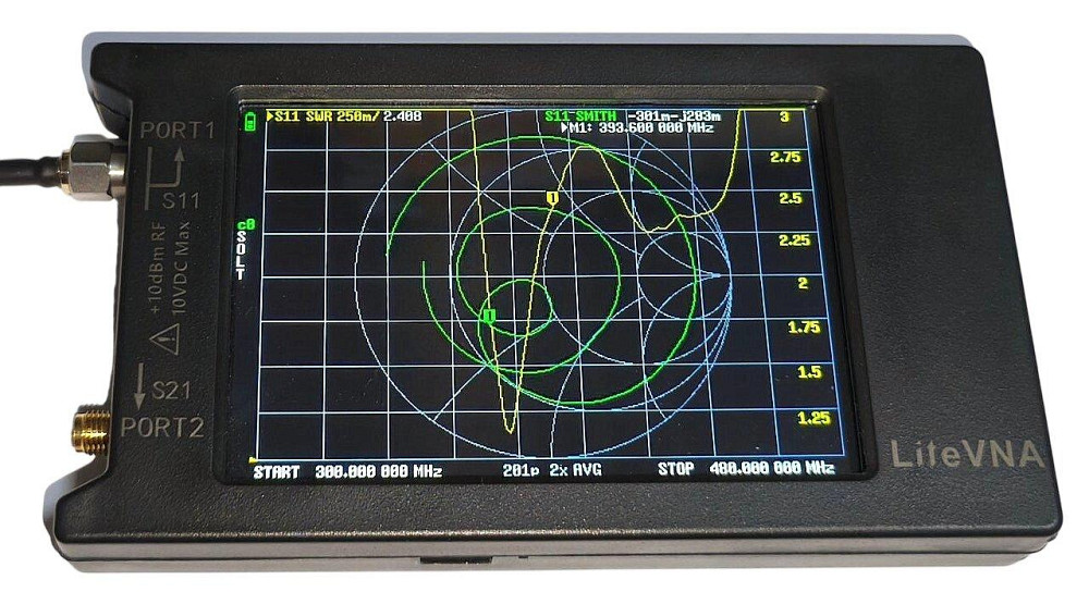 Антенна Yagi 370-450 МГц 11 дБ, до 25 Вт, кабель RG 58U 3 м с SMA-male разъемом. Смотрите графики КС Днепр - изображение 3