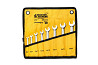 Ключи рожковые MASTERTOOL PROFI COLD STAMPED набор 8 шт (6х7-20х22 мм) CrV DIN3110 70-1108 Харків