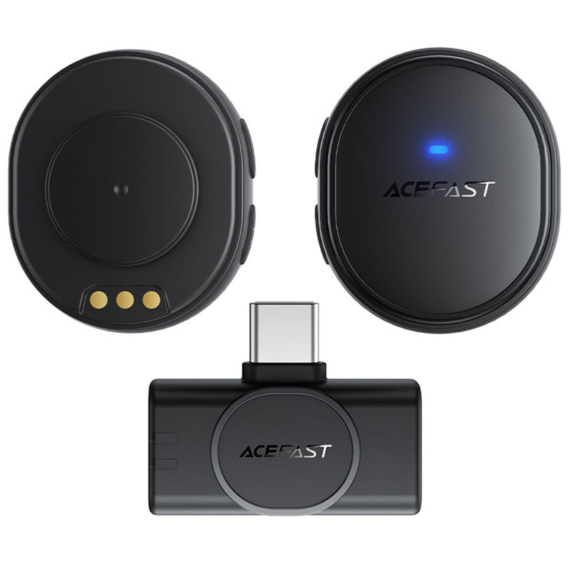 Петличный беспроводной микрофон Acefast R3 Type-C Херсон - зображення 3