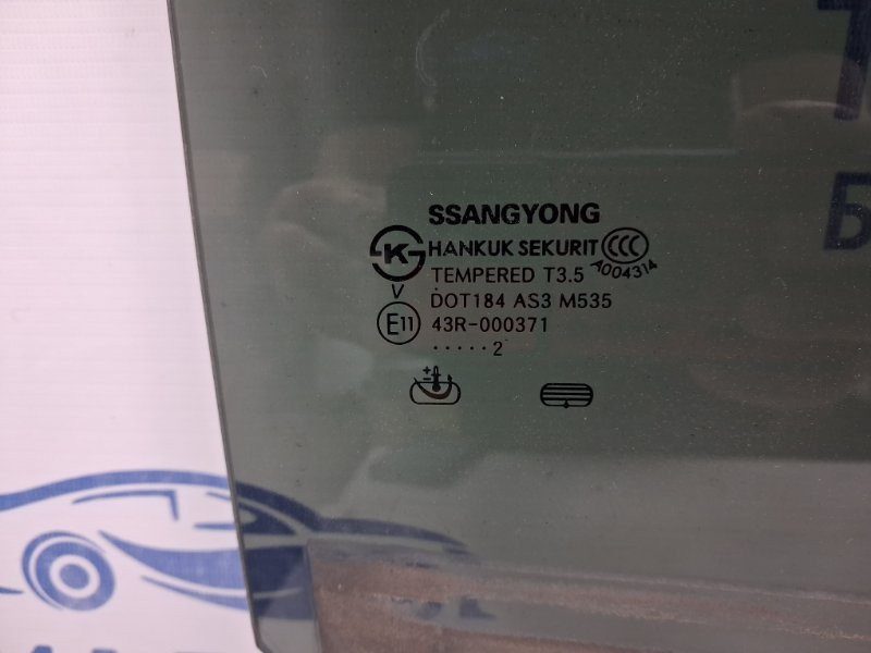 Стекло двери заднее правое SsangYong Korando C200 2.0 DIESEL D20DT 2010 (б/у) Київ - зображення 3
