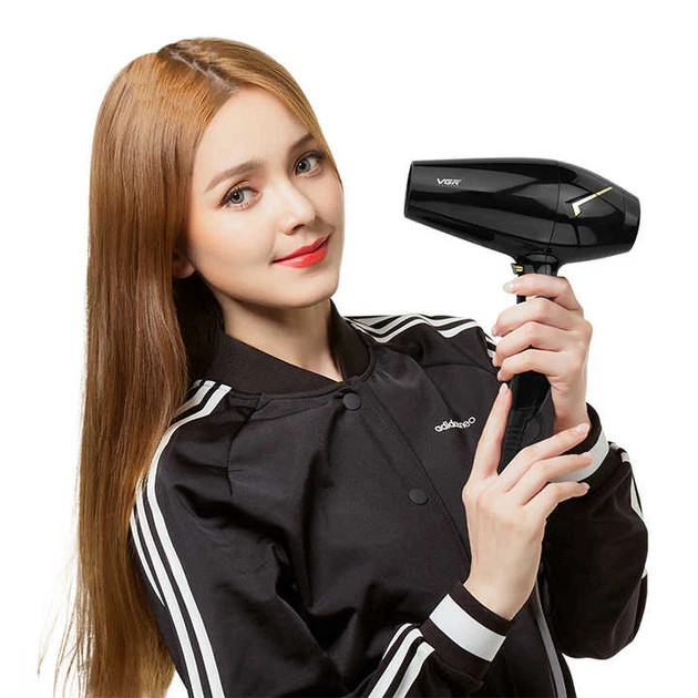 Фен VGR V-423 1800-2200 Вт черный Київ - зображення 2