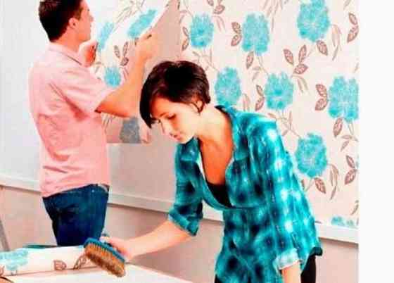 Поклейка шпалер Київ Усі види малярних робіт у Києві Київ