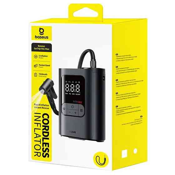 Автомобильный насос Baseus GoTrip VA1 Max 7500 mAh (C01196) Херсон