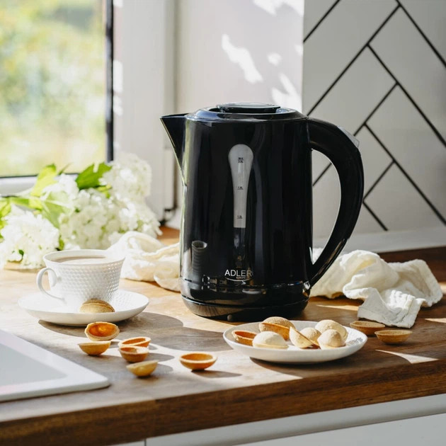 Электрочайник Adler AD 1244 black 2.5 л черный Київ - зображення 9