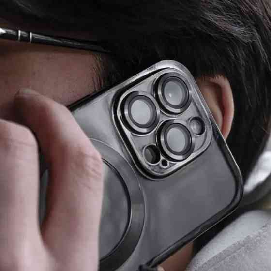 DM Чехол Metal Matte Case with Magnetic Ring для iPhone 14 Black Харьков