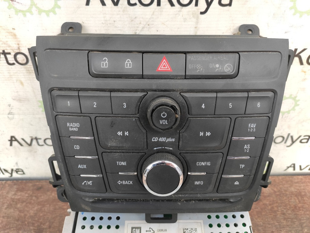 Автомагнитола CD400 Opel Zafira C 2012-2019 (39019098) Ковель - зображення 3