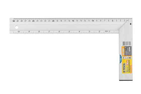 Угольник строительный алюминиевый MASTERTOOL 300 мм ручка Al с капсулой 0,5 мм/1м 30-4300 Харьков