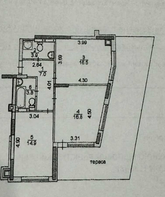 долгосрочная аренда 2-к квартира Киев, Оболонский, 37000 грн./мес. Киев - изображение 2