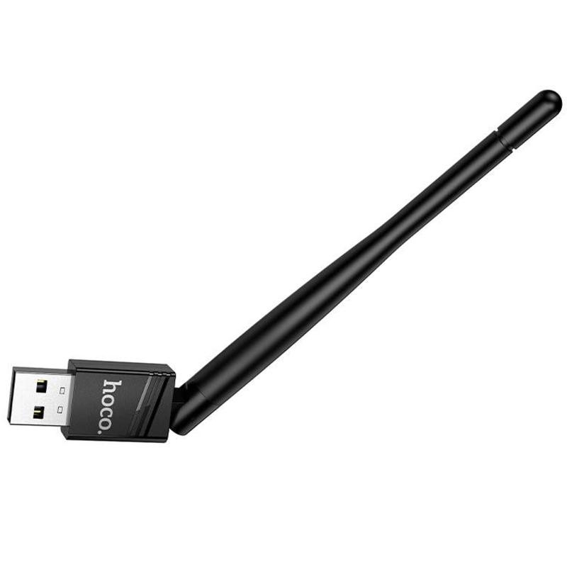 WiFi адаптер Hoco HI37 WiFi4 USB External Antenna 150Mbps Херсон - зображення 3