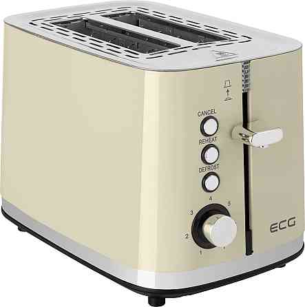 Тостер ECG ST 2766 Vintage Vanilla 925 Вт бежевый Киев