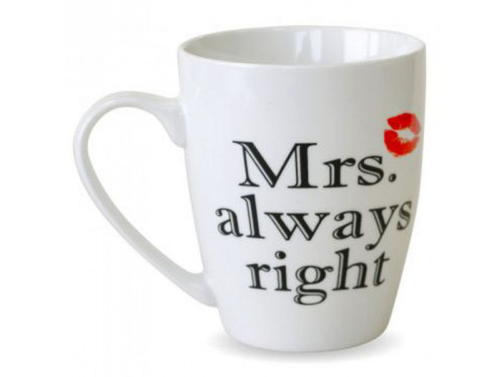 Кружка Keramia Mrs always right 21-272-050 360 мл Київ - зображення 1