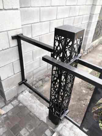 Ворота металлические сварные с декором Кам'янське (Дніпродзержинськ)