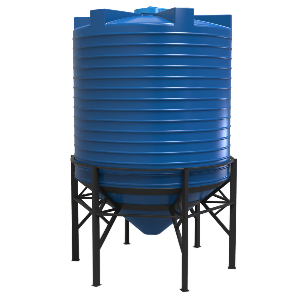 Емкость 2500 л конусная двухслойная Киев - изображение 5