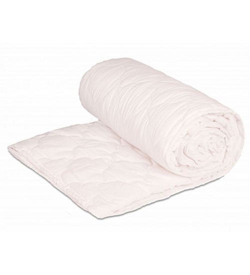 Ковдра літня холлофайбер одинарна однотонна з візерунком (Мікрофібра) Двоспальна Євро 200х220 54838 Київ - зображення 1