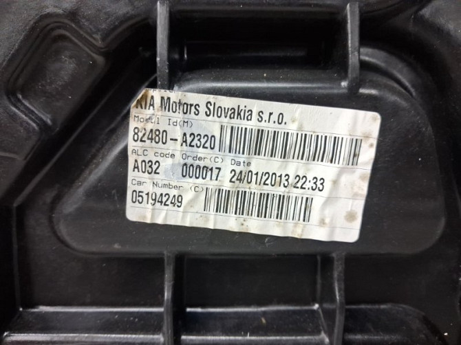 Стеклоподъемник передний правый Kia Ceed 2012-2018 82481A2000 (Арт. 59974) Киев - изображение 4