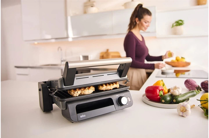 Электрогриль Braun MultiGrill 5 CG5033IGY 2000 Вт серебристый Київ - зображення 7