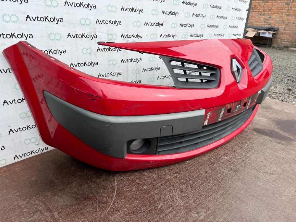 Бампер передний в сборе Renault Megane II 2006-2008 рестайлинг (8200484322) Ковель - зображення 3