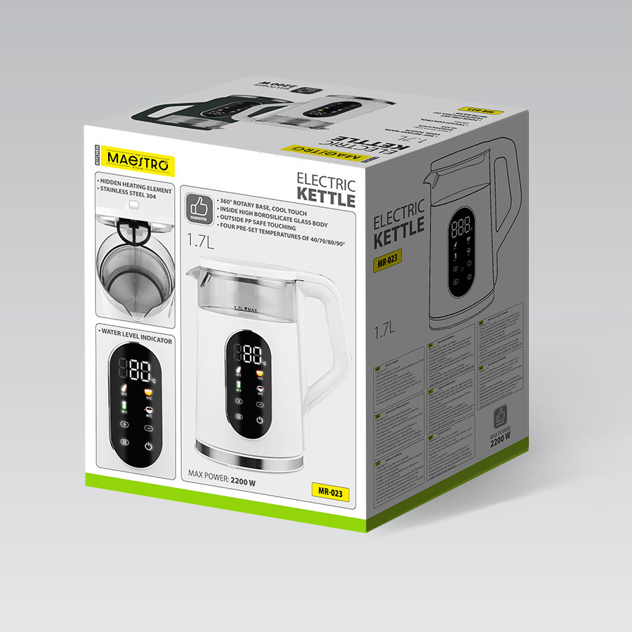 Электрочайник Maestro MR-023-Green 1.7 л зеленый Київ - зображення 5