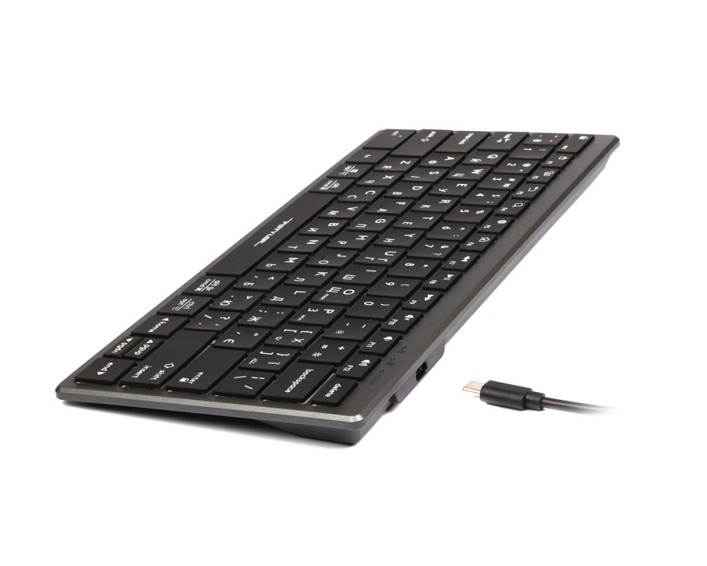 Клавиатура беспроводная A4Tech FX61USB(Grey) серая Київ - зображення 6