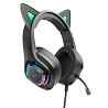 Накладные наушники Hoco W107 Cute cat (USB+3.5mm/2m) Херсон